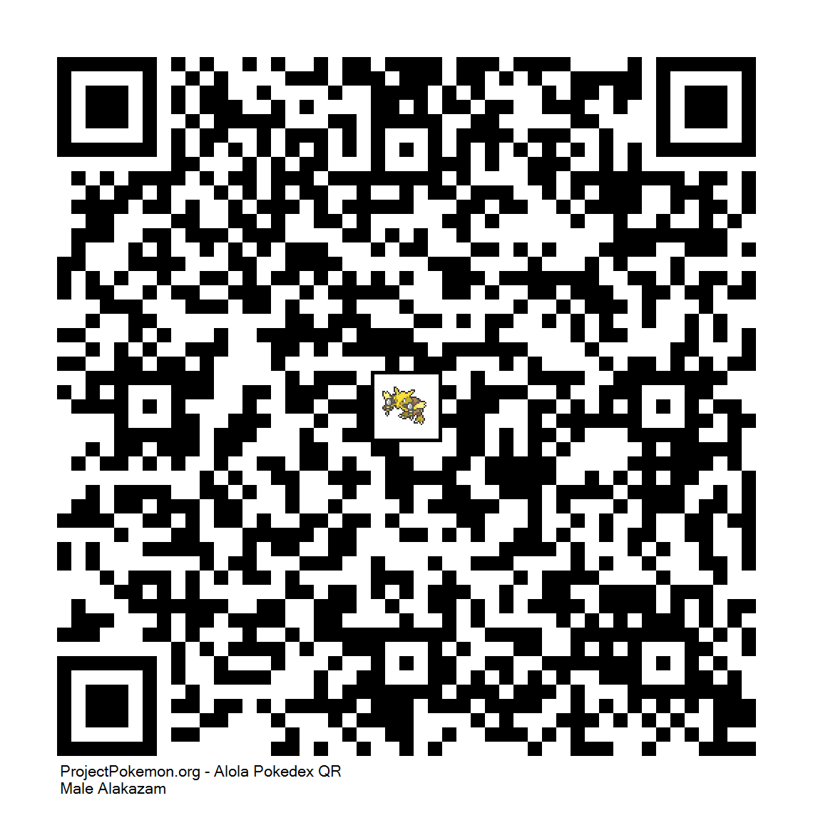 Cdigo QR de Alakazam